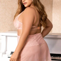 Mapalé Plus Size Tempting Two In One Babydoll 6 Mapalé Plus Size Tempting Two In One Babydoll