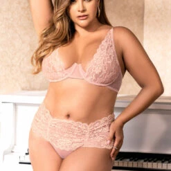 Mapalé Plus Size Tempting Two In One Babydoll
