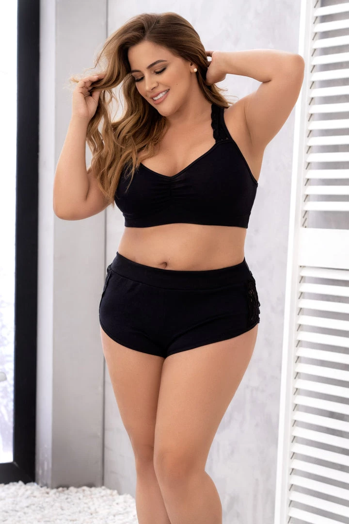 Mapalé Plus Size Lounge Around Pajama Set 1 Mapalé Plus Size Lounge Around Pajama Set