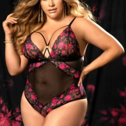 Mapalé Plus Size Naughty Nymph Teddy