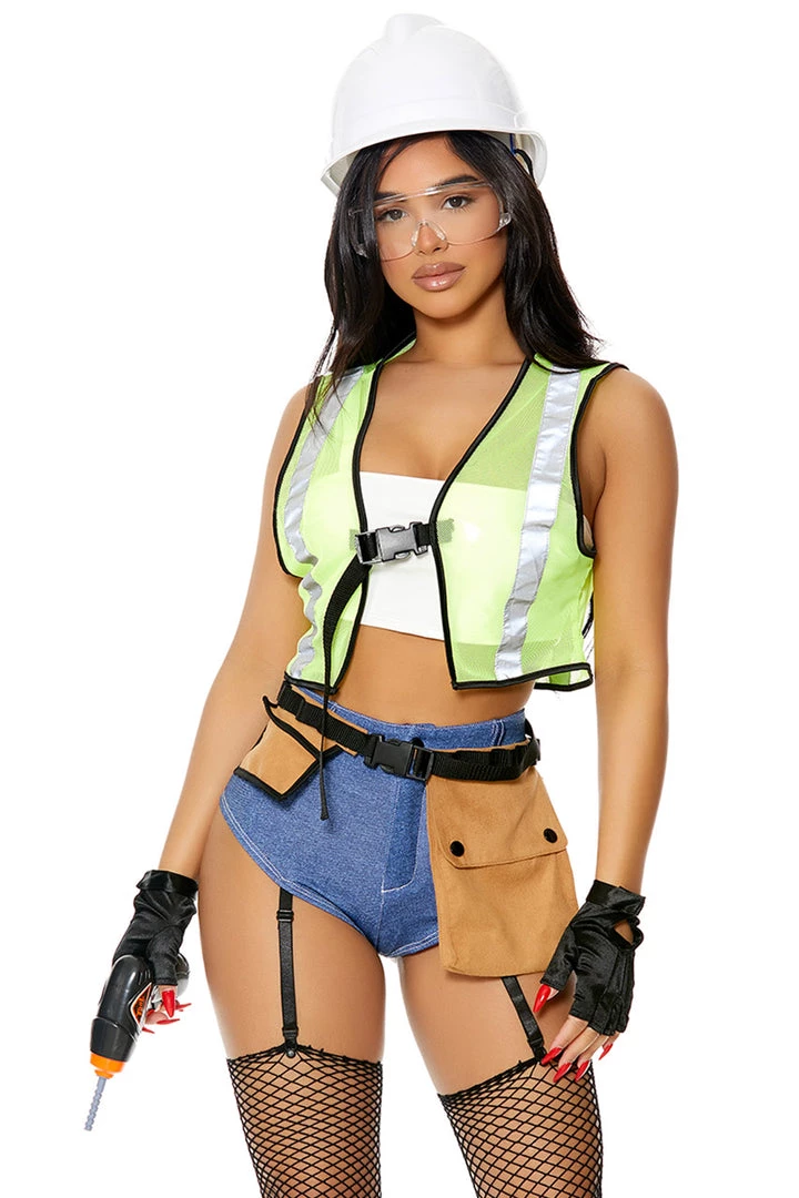 Forplay Plus Size Under Construction Costume 2 Forplay Plus Size Under Construction Costume