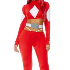 Forplay Red Mighty Power Superhero Costume 6 Forplay Red Mighty Power Superhero Costume