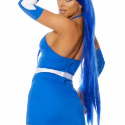 Forplay Blue Mega Power Superhero Costume