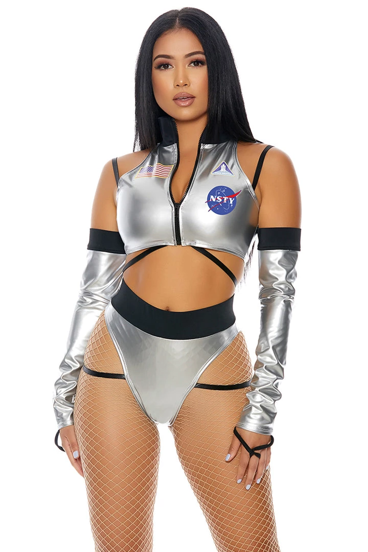 Forplay Plus Size To The Moon Astronaut Costume 1 Forplay Plus Size To The Moon Astronaut Costume