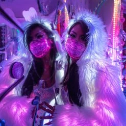 J. Valentine Light Up Face Mask Accessories