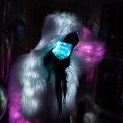 J. Valentine Light Up Face Mask Accessories