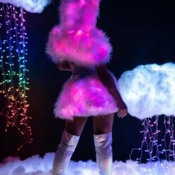 J. Valentine Light Up Hooded Shrug Clothing