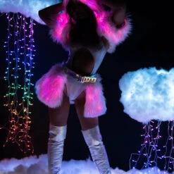 J. Valentine Light Up Hooded Shrug Clothing