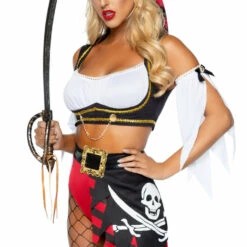 Leg Avenue Sexy Halloween Costumes Wicked Wench Pirate Costume