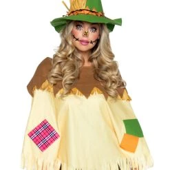Leg Avenue Sexy Halloween Costumes Scarecrow Poncho