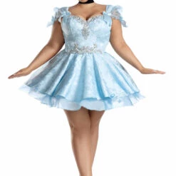 Party King Plus Size Lost Slipper Princess Costume