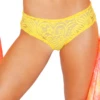 J. Valentine Sunshine Yellow Cyclone Lace Short Panties
