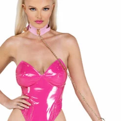 Roma Costume Chain Leash Choker 6 Roma Costume Chain Leash Choker