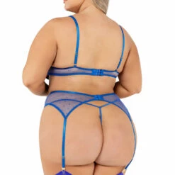 Roma Costume Plus Size Floral Embroidered And Satin Bra Set 7 Roma Costume Plus Size Floral Embroidered And Satin Bra Set