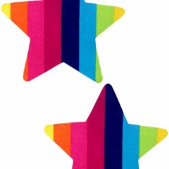 GE Apparel Rainbow Star Pasties