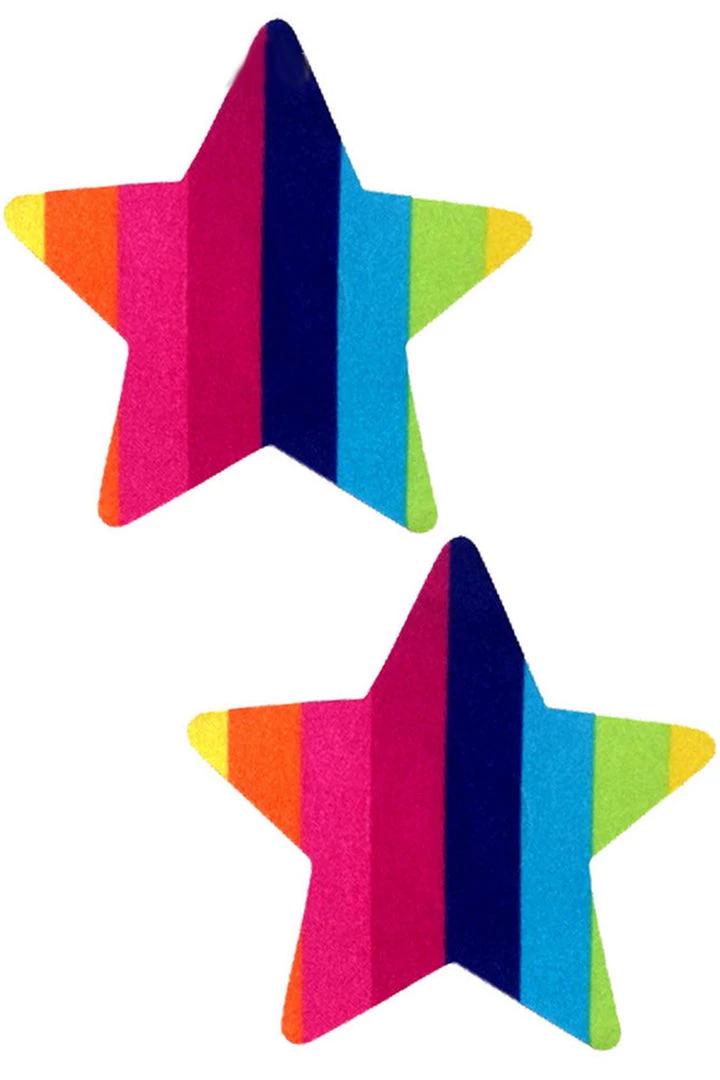 GE Apparel Rainbow Star Pasties 1 GE Apparel Rainbow Star Pasties