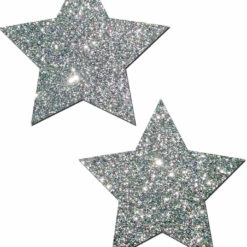 Pastease Silver Glitter Star Pasties