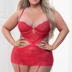 Seven Till Midnight Plus Size Hold Me Close Chemise