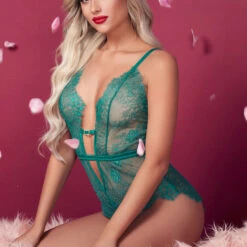 Seven Till Midnight Lingerie Low Cut Eyelash Lace Teddy 10 Seven Till Midnight Lingerie Low Cut Eyelash Lace Teddy