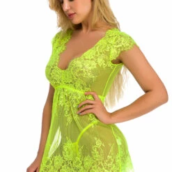 3WISHES Lingerie Lacy Cap Sleeve Babydoll 14 3WISHES Lingerie Lacy Cap Sleeve Babydoll