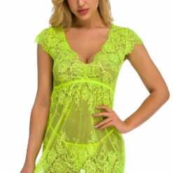 3WISHES Lingerie Lacy Cap Sleeve Babydoll 16 3WISHES Lingerie Lacy Cap Sleeve Babydoll