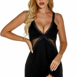 3WISHES Cut Out Chemise Lingerie