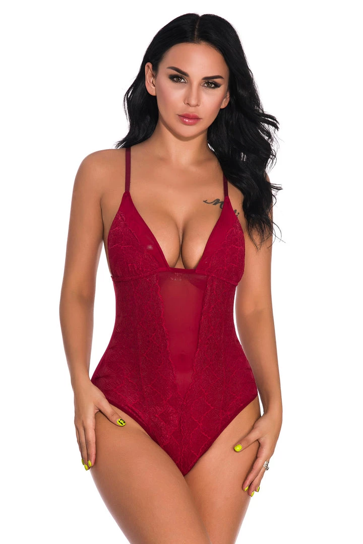 3WISHES Teddy Lingerie Geo Mesh Teddy 6 3WISHES Teddy Lingerie Geo Mesh Teddy