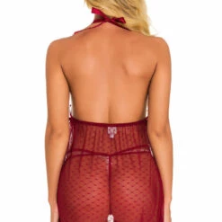 3WISHES Fancy French Dot Halter Babydoll Babydoll Lingerie 13 3WISHES Fancy French Dot Halter Babydoll Babydoll Lingerie