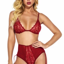 3WISHES Fine Feather Mesh Bra Set Lingerie 16 3WISHES Fine Feather Mesh Bra Set Lingerie