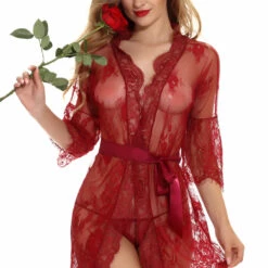 3WISHES Rosy Red Robe