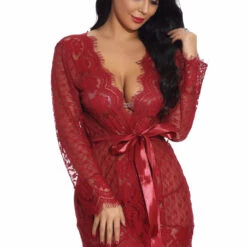 3WISHES Lovely Lace Robe
