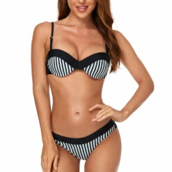 3WISHES Sexy Swimwear Sassy In Stripes Bikini 11 3WISHES Sexy Swimwear Sassy In Stripes Bikini