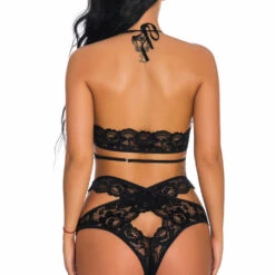 3WISHES Lingerie Wrap Around Bra Set