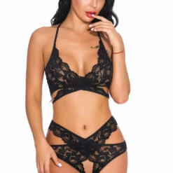 3WISHES Lingerie Wrap Around Bra Set