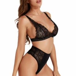 3WISHES Romantic Retro Bra Set Lingerie