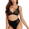 3WISHES Romantic Retro Bra Set Lingerie