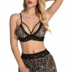 3WISHES Lingerie Wild About You Bra Set