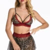 3WISHES Lingerie Wild About You Bra Set