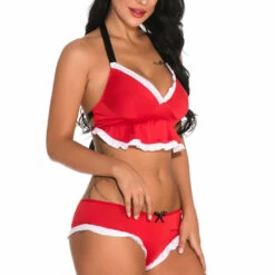 3WISHES Christmas Eve Cutie Set Bra Sets