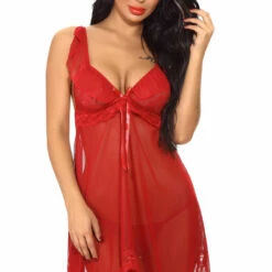 3WISHES Lingerie Ruffled Mesh Babydoll 14 3WISHES Lingerie Ruffled Mesh Babydoll
