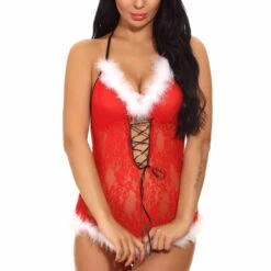 3WISHES Christmas Wish Teddy Teddy Lingerie