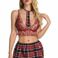 3WISHES Lingerie Costumes After School Sweetie Set