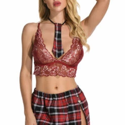 3WISHES Lingerie Costumes After School Sweetie Set