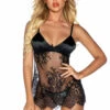3WISHES Lustful Lace Babydoll Lingerie