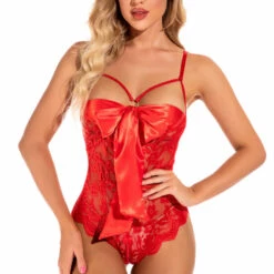 3WISHES Bow Front Bodysuit Lingerie 22 3WISHES Bow Front Bodysuit Lingerie