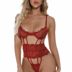 3WISHES Teddy Lingerie Cage Me In Teddy 13 3WISHES Teddy Lingerie Cage Me In Teddy