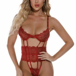 3WISHES Teddy Lingerie Cage Me In Teddy 15 3WISHES Teddy Lingerie Cage Me In Teddy