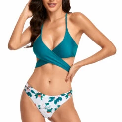3WISHES Teal Tropics Bikini 12 3WISHES Teal Tropics Bikini
