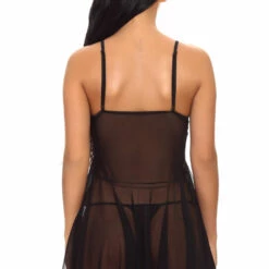 3WISHES Mesh Handkerchief Babydoll 12 3WISHES Mesh Handkerchief Babydoll