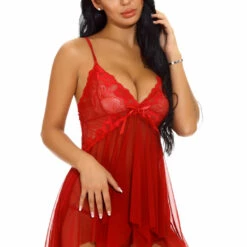 3WISHES Mesh Handkerchief Babydoll